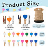 DIY Photo Paper Craft Clips Making Kit DIY-YS0001-72-4