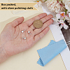 3Pcs 925 Sterling Silver Pendant Cabochon Settings STER-BC0003-73P-3