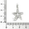 Brass Micro Pave Cubic Zirconia Pendants KK-Z134-18P-02-3
