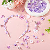 100G Transparent & Opaque Acrylic Beads TACR-TA0001-57A-8