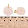 Natural Rose Quartz Pendants GG-NH0016-01G-04-3