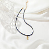 Natural Lapis Lazuli Beaded Necklace YU5280-2