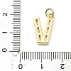 Brass Micro Pave Cubic Zirconia Pendants LS-KK-V014-01G-22-3