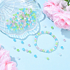 200Pcs 4 Colors Cat Eye Beads CE-YW0001-04-4