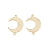 Brass Connector Charms KK-CBA0FFC-01G-1