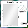 Rectangle Tinfoil Paper Sheets for Craft Engraving DIY-WH0671-302B-01-2