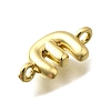 Brass Connector Charms KK-P295-01G-E-2