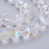 Glass Beads Strands GR10MMY-28-3