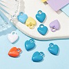 Spray Painted Alloy Charms PALLOY-YW0001-64-5