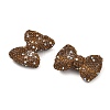 Bowknot Shape Polymer Clay Rhinestone Beads CLAY-NH0001-05B-2