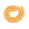 Handmade Polymer Clay Beads Strands CLAY-S092-78N-2