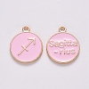 Alloy Enamel Pendants LS-X-ENAM-S124-01B-09F-1