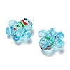 Christmas Handmade Lampwork Beads Strands LAMP-M021-02H-3