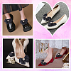 4Pcs Polyester Bowknot Shoe Decorations FIND-GF0006-41-6
