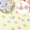 90Pcs 9 Styles Acrylic Pendants PALLOY-CJ00072-2