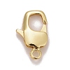 Brass Lobster Claw Clasps X-KK-M229-70G-2