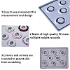 8 Sizes Plastic Rectangle Bracelet Design Board TOOL-D052-02-5