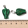 Synthetic Malachite Pendants G-B127-10P-08-3