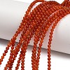 Natural Carnelian Beads Strands G-Z116-A22-3mm-1