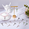16Pcs 4 Colors Alloy Rhinestone Pendants RB-FH0001-13-4