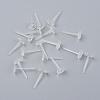 Eco-Friendly Plastic Stud Earring Findings KY-F009-08-B-1