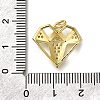 Brass Micro Pave Cubic Zirconia Pendants ZIRC-I070-027G-3
