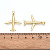 Brass Pendants KK-T070-88G-3