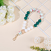 1Pc Silicone & Wood Pendant Decorations HJEW-BM0001-61F-4