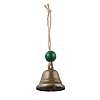 Iron Bell Pendant Decoration HJEW-JM02235-01-1