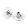 304 Stainless Steel Bullet Clutch Earring Backs STAS-Q189-02-1