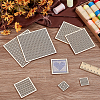 8Pcs 4 Styles Wood Embroidery Board DIY-BC0014-92-4