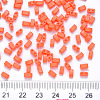 2-Hole Baking Painted Glass Seed Beads SEED-S031-M-406-3