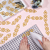 20Pcs Flower Polyester Computerized Embroidery Sew on Patches PATC-CY0001-33-3