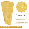 Self Adhesive Gold Foil Embossed Stickers DIY-WH0211-310-2