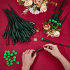 100Pcs 2 Styles Plastic Extendable Stem Water Tubes with Caps AJEW-FG0005-26-3