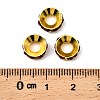 Brass Rhinestone Spacer Beads RB-A020-9mm-22G-2