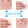 Long-Lasting Plated Brass Earring Hooks KK-BC0006-06G-NF-6