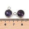 Glass Rhinestone Charms STAS-G082-14-3