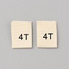 Cotton Sewing Size Label DIY-WH0578-36C-1