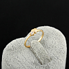 Real 18K Gold Plated Brass Cubic Zirconia Heart Ring RJEW-EE0001-022G-3