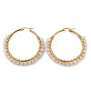 Beaded Hoop Earrings EJEW-JE03830-01-3