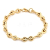 304 Stainless Steel Infinity Link Chain Bracelets for Women Men BJEW-F488-53D-G-4