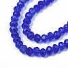 Glass Beads Strands EGLA-A034-T1mm-D31-4