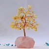 Natural Citrine & Rose Quartz Display Decoration TREE-PW0001-28B-1