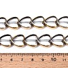 Electroplate Glass Beads Strands X-EGLA-T021-23B-4