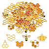 60Pcs 6 Styles Alloy Enamel Pendants FIND-ME0001-96-1