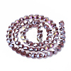 Electroplate Glass Beads EGLA-Q091-10mm-A04-2