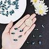 Pointed Back Glass Rhinestone Cabochons RGLA-OC0001-08H-3