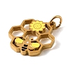 304 Stainless Steel with Enamel Pendants SA-CBAAF93-G05-2