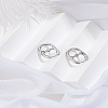 1 Pair Alloy Hoop Earrings EJEW-LP0013-04P-3